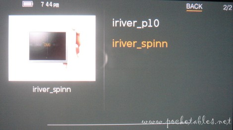 Iriver_spinn_video