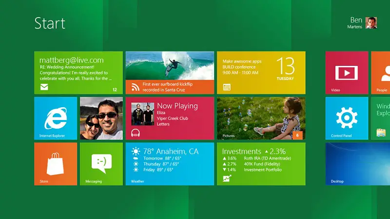 Windows 8 Start Screen - for some reason we don't have an alt tag here