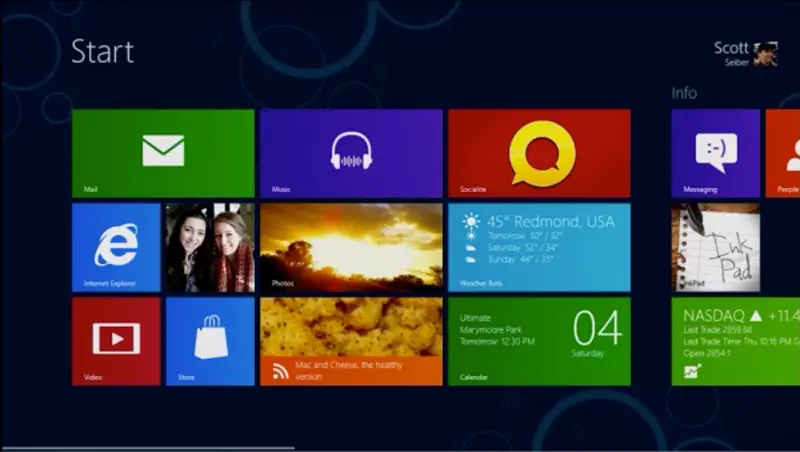 windows 8 - for some reason we don't have an alt tag here