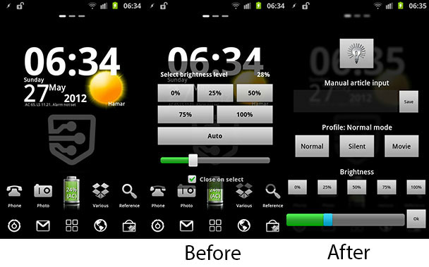 How to create a settings box using Tasker -