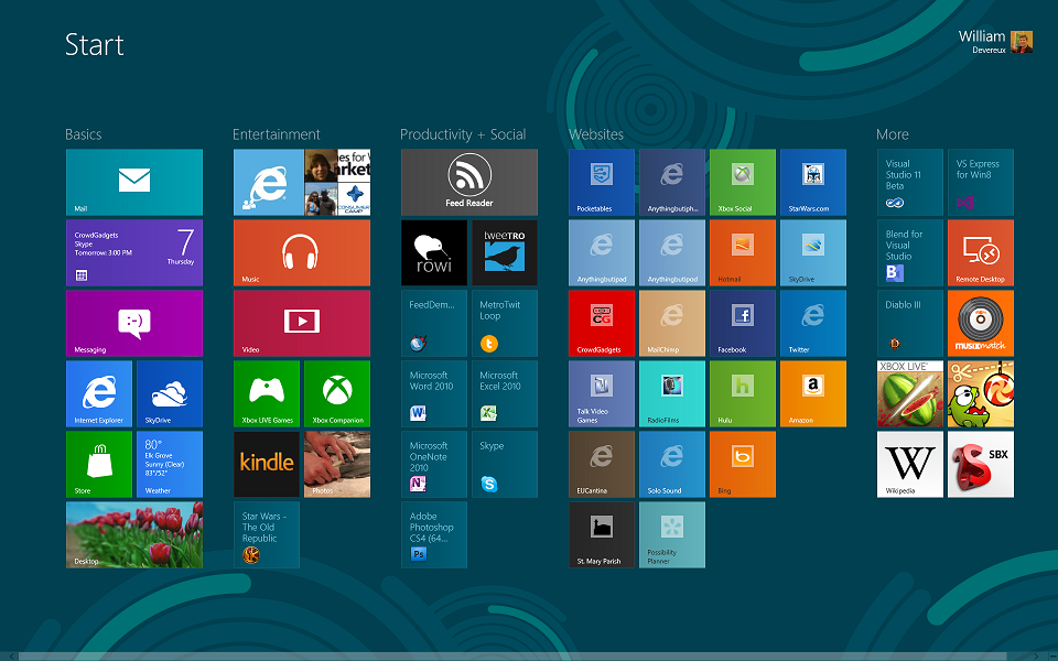 Windows 8 Release Preview - for some reason we don't have an alt tag here