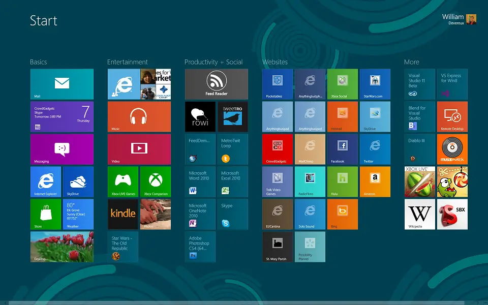 Windows 8 Release Preview - for some reason we don't have an alt tag here