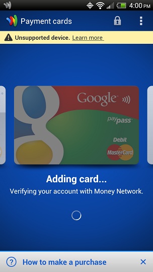 google wallet evo 4g lte - for some reason we don't have an alt tag here