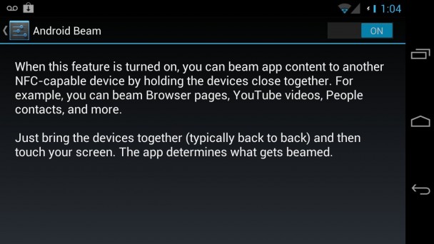 android beam screenshot - for some reason we don't have an alt tag here