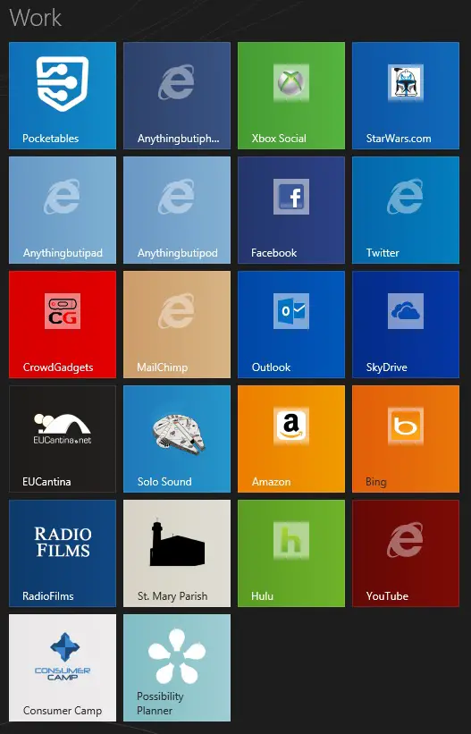 Windows 8 Pinned Sites - for some reason we don't have an alt tag here
