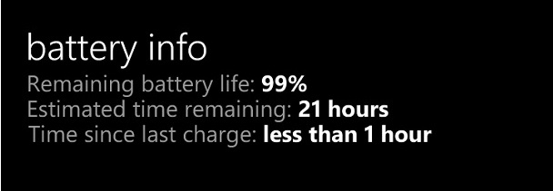 Windows Phone 8X Review Battery Life 3 - for some reason we don't have an alt tag here