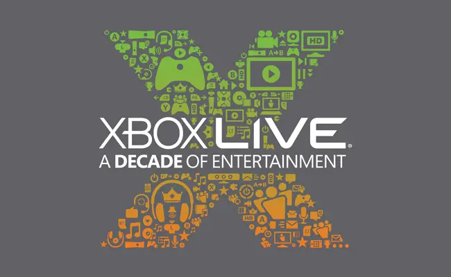 Xbox Live A Decade of Entertainment - for some reason we don't have an alt tag here