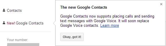 Google Contacts in Google Voice - for some reason we don't have an alt tag here