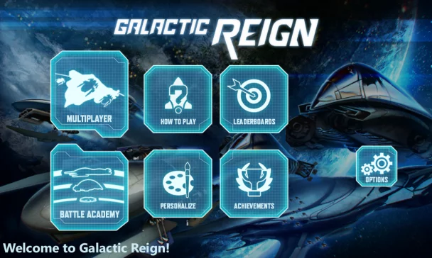 Galactic Reign Main Menu WP - for some reason we don't have an alt tag here