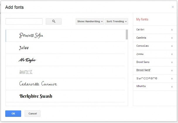 Google Drive fonts 2 - for some reason we don't have an alt tag here