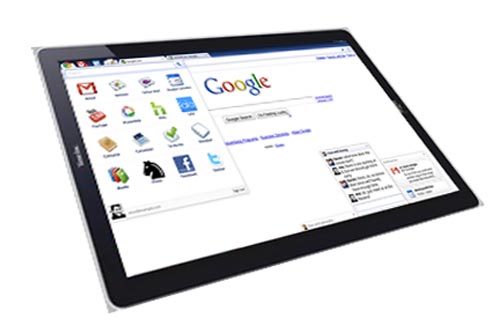 Chrome OS tablet mockup