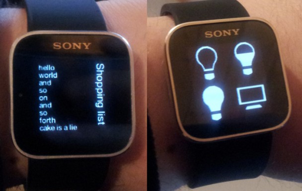 tasker sony smartwatch 608x384 Living with a (Tasker) smartwatch, one week in