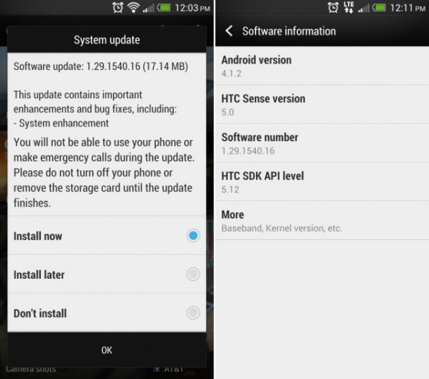 HTC One Update 129154016