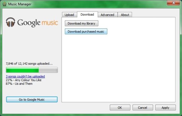 Google Play Music Manager