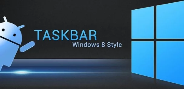 Taskbar - Windows 8 style