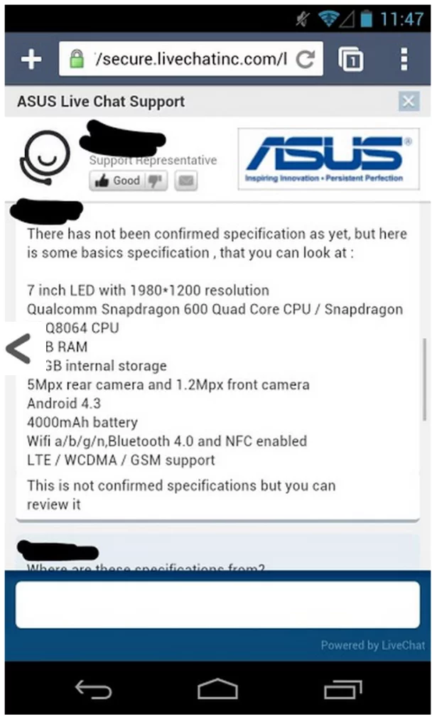 ASUS Chat 3