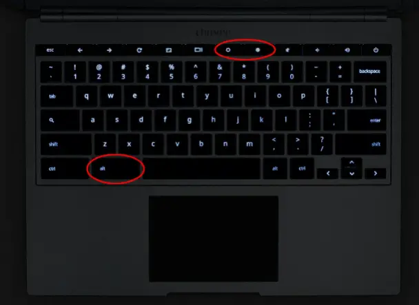 chromebook keyboard light up