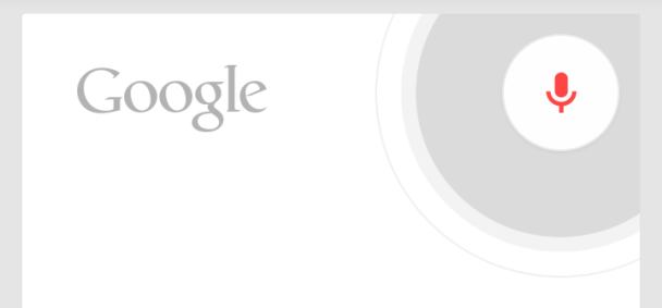 Google Now voice search
