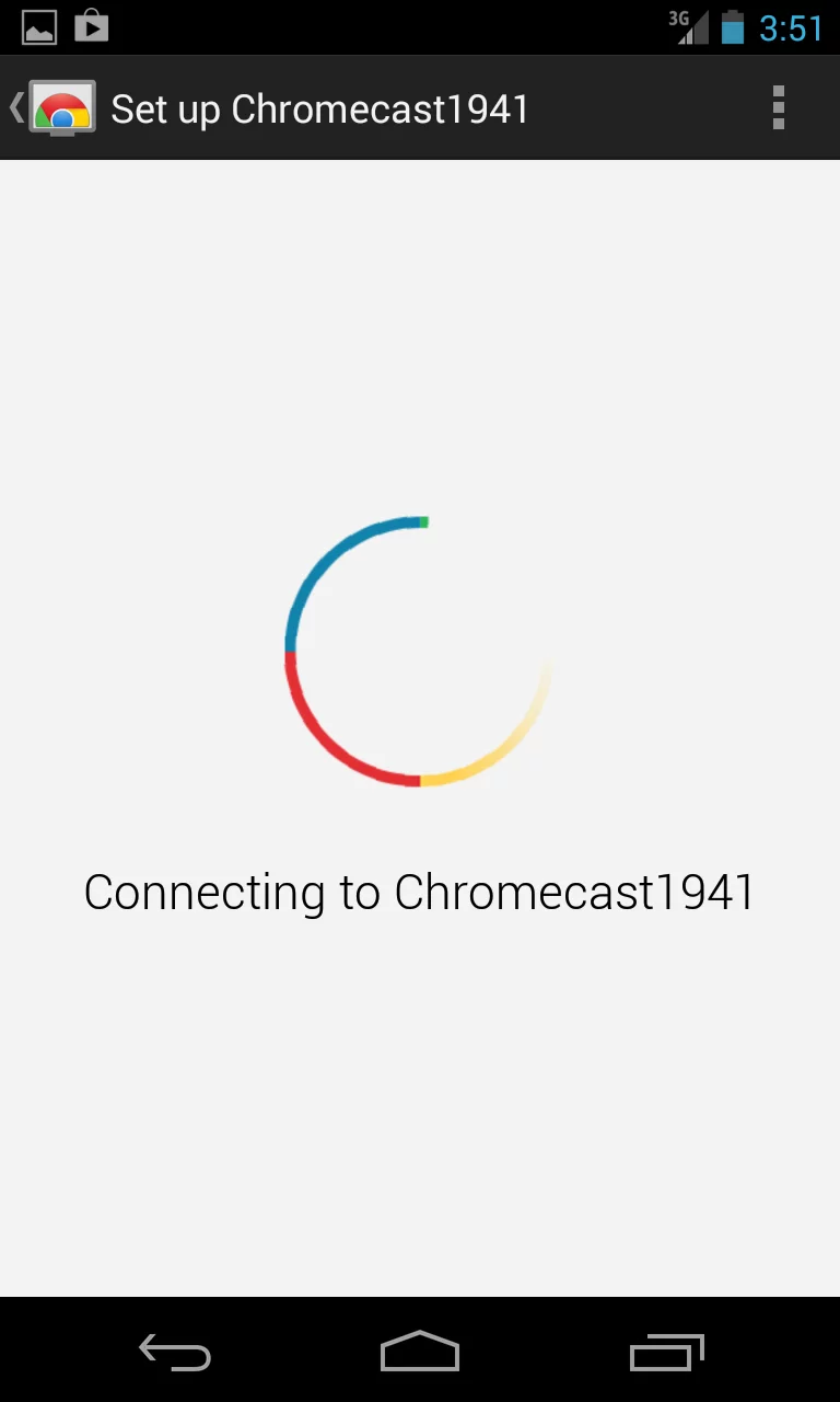 Chromecast setup 2