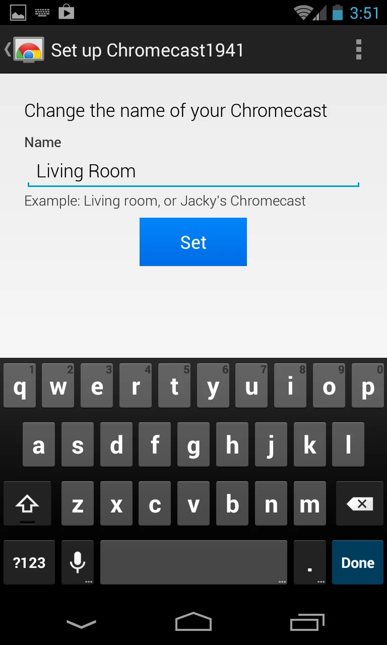 Chromecast setup 4