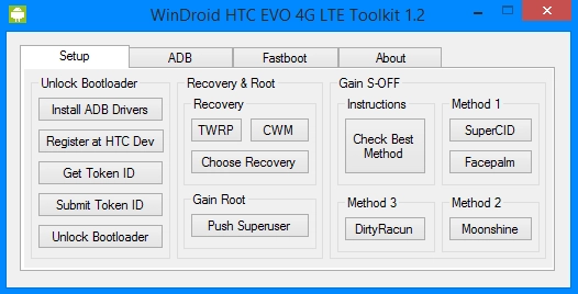 WinDroid 1.2 for the HTC EVO 4G LTE