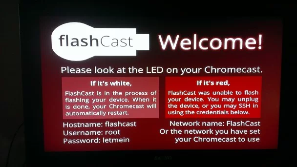 Flashcast loading screen