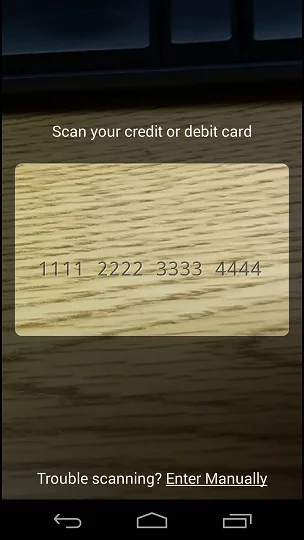 Add card Google Wallet