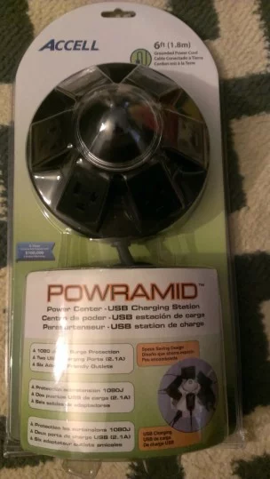 Accell Powramid USB Charging Station packaging front