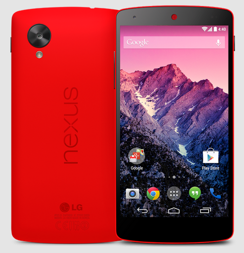 Nexus 5 in red