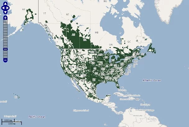 Old T-Mobile nationwide map