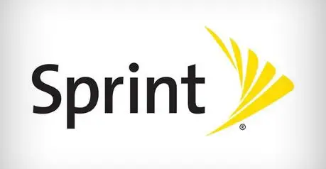 Sprint logo grey background