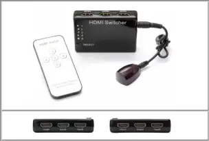 EnjoyGadgets 5-Port Remote HDMI Switch