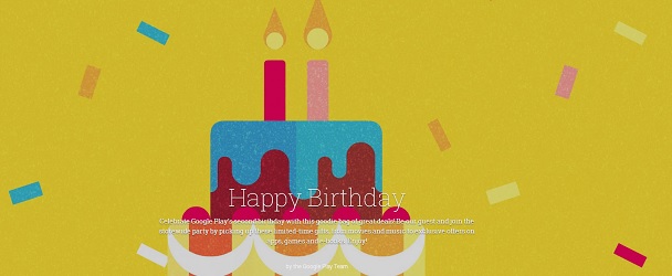 Google Play birthday