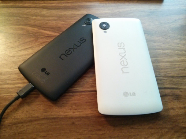 Google Nexus 5 white and black