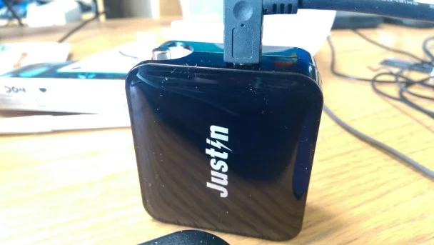 Justin 2000mAh Portable Power Bank with 12V Adapter