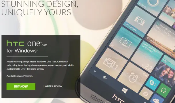 HTC One M8 for Windows