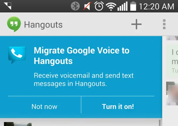 Google Voice integration 1