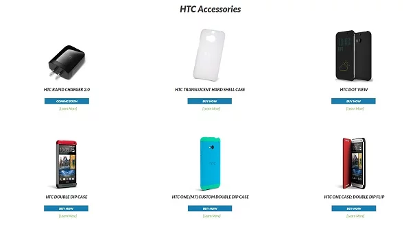 HTC accessories