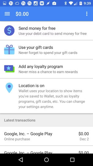 Google Wallet - I got Scrooged