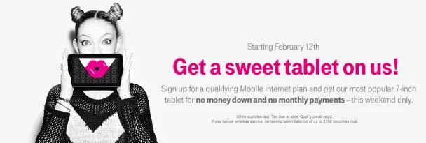 T-Mobile tablet deal