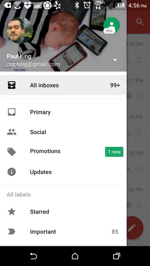 Gmail unified inbox