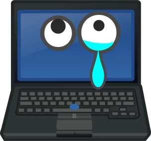 Sad computer