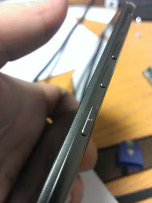 HTC One M9 power button on the side
