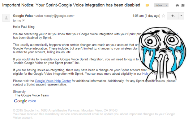 Disabled Google Voice