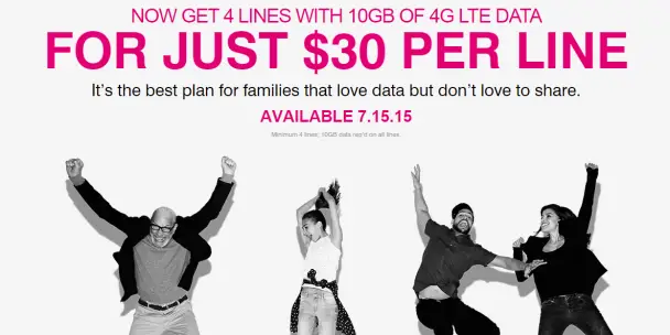 New T-Mobile Family Plan