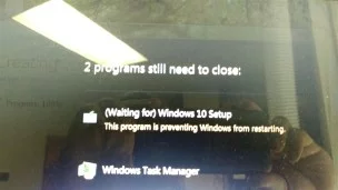 Windows 10 upgrade fails