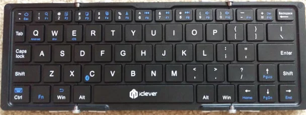 iClever portable foldable Bluetooth keyboard