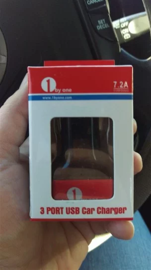 1byone 7.2A/36W Car Charger
