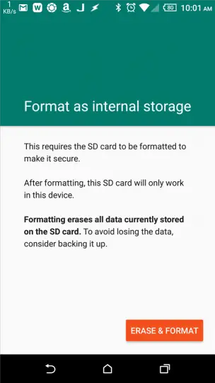 Android 6 adoptable storage