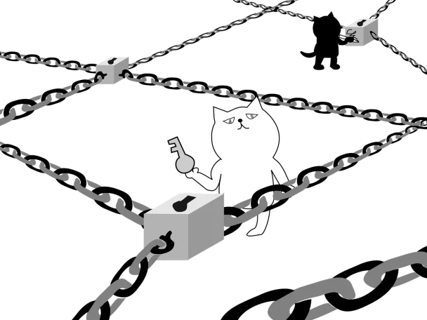 Kitties unlock the internet from pixabay